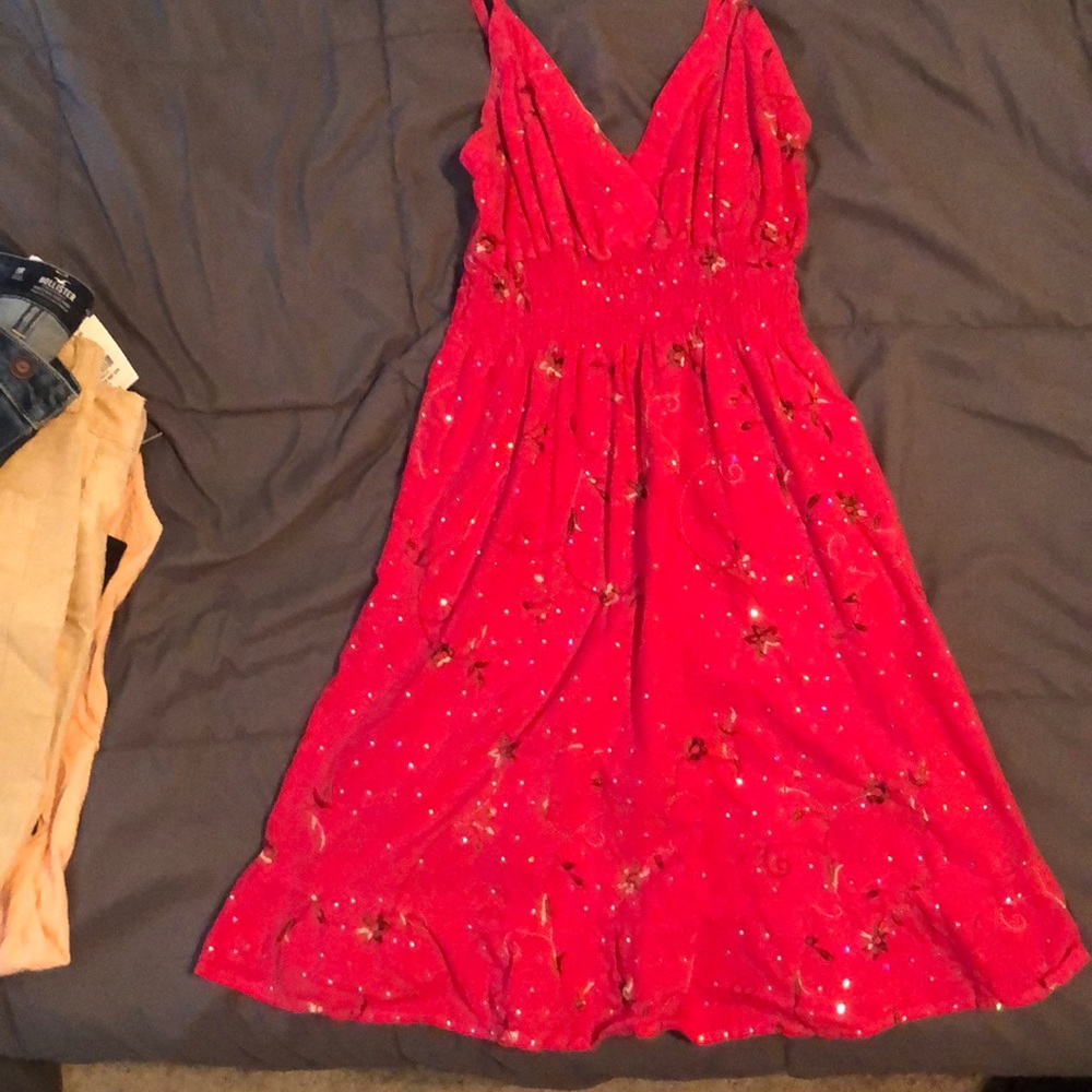 Spaghetti strapped dress